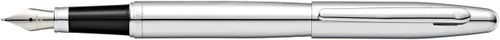 Vista 31 de Sheaffer VFM - Pluma estilográfica con acabado mate negro, detalles cromados, con punta mediana