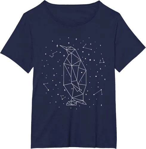Vista 23 de Sternbild Penguin Constellation Emperor Sea Bird Penguin Camiseta Negro