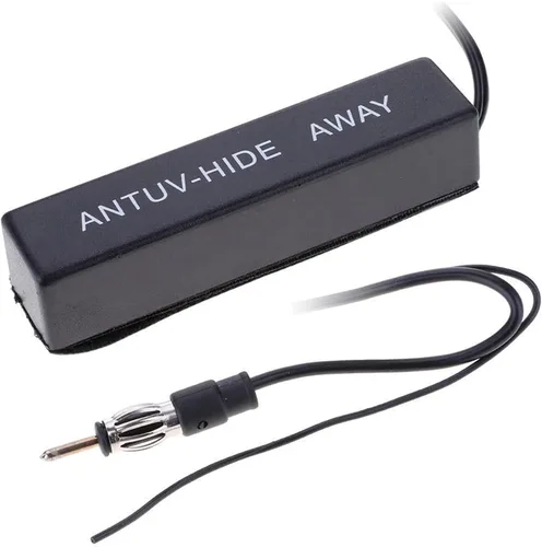 Vista 3 de Nuevo 12V universal coche oculto antena amplificada kit electrónico estéreo AM/FM Radio Amplified hidden design, 77" cable, standard plug