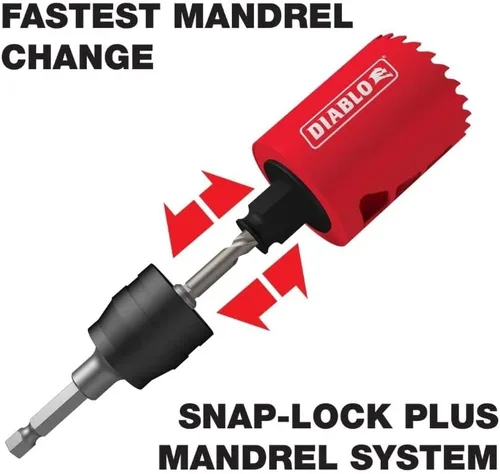 Vista 4 de Freud Lit 2-1/4 (57MM) Carburo GP HOLESAW, DHS2250CT