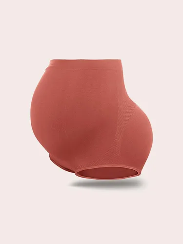 Vista 4 de SOLY HUX Ropa interior de punto de maternidad de 5 piezas para mujer, sin costuras, bragas de embarazo
