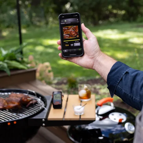 Vista 6 de MAVERICK iChef Bluetooth inalámbrico digital de lectura instantánea cocina parrilla ahumador barbacoa inalámbrico sonda carne termómetro