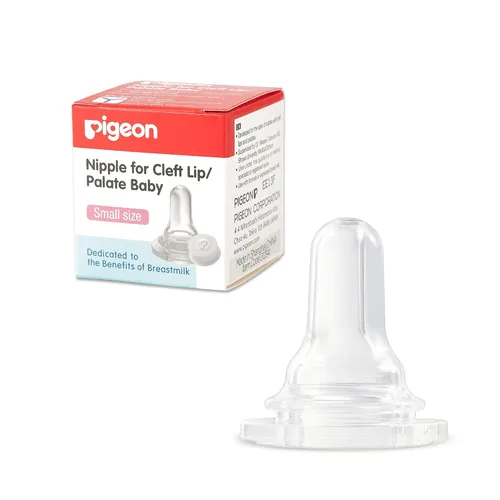 Vista 9 de Pigeon Biberón de paladar hendido para bebé con 2 pezones, 8.11 onzas Botella