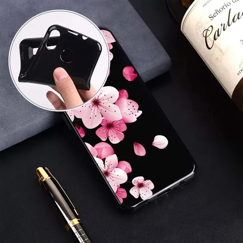 Vista 2 de Funda para Samsung Galaxy S22 Ultra (6.8 pulgadas), con 1 protector de pantalla de vidrio templado, cubierta de silicona suave negra, carcasa