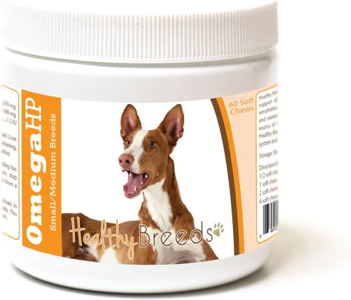 Vista 47 de Healthy Breeds Affenpinscher Omega HP - Masticables suaves para piel y pelaje, 60