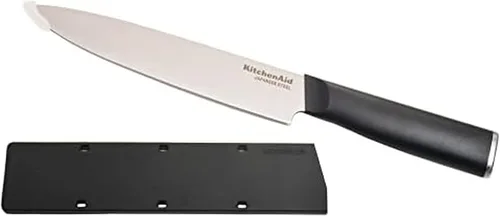 Vista 18 de KitchenAid - Cuchillo de pelar clásico con protector de extremo y cubierta de hoja a medida, de 3.5 pulgadas, cuchillo de cocina afilado, hoja
