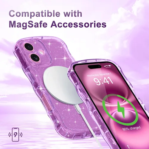 Vista 15 de Pepmune Funda magnética para iPhone 17 Pro Max, color rosa