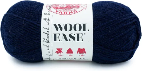 Vista 45 de Lion Brand Yarn, Wool-Ease - Ovillo de punto y ganchillo color rosa, 1