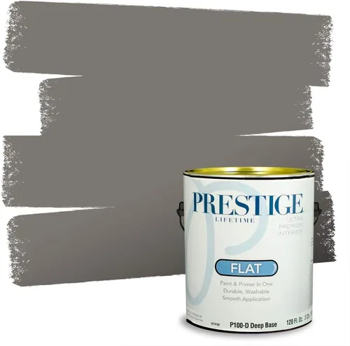 Vista 79 de PRESTIGE Paints - Pintura interior e imprimación en uno, 1 galón, cáscara de huevo, pimienta envejecida