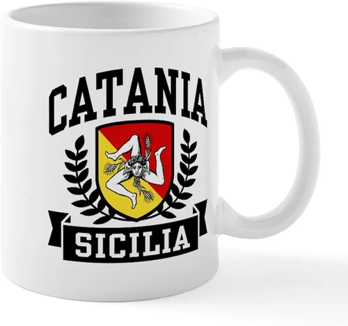 Vista 44 de CafePress Sicilia Mug - Taza de café de cerámica (11.0 fl oz)