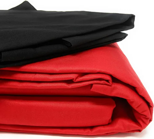 Vista 2 de Tache - Juego de funda de edredón de 3 piezas, 100% algodón, color rojo vibrante, tamaño California King