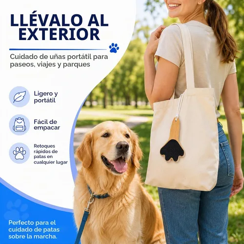Vista 2 de Tablero de Rascado para Perros Almohadilla de Rascado para Perros Herramienta Multifuncional de Corte Alternativa a Cortaúñas Lima de Uñas