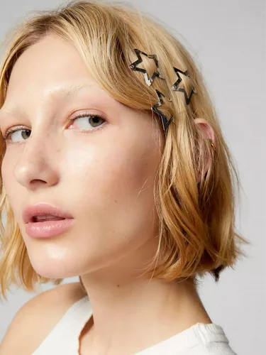 Vista 5 de GKETN 10 pinzas para el cabello de estrella de 1.22 pulgadas, pasadores