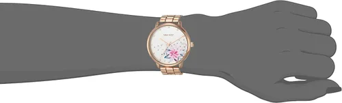 Vista 4 de Nine West Reloj de pulsera con detalles de cristal para mujer