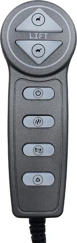 Vista 2 de Control remoto de masaje no universal de 6 botones y 8 pines masculinos