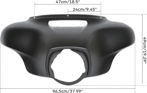 Vista 3 de TCMT Carenado de murciélago exterior delantero para Harley Touring Street Glide 2014-23 Electra Glide Ultra Classic 14-19 CVO Street Glide 14-22