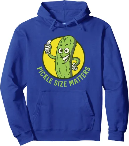 Vista 3 de Pickle Size Matters Fun Pun Pickle Lovers Cucumber Pickle Day Pullover Hoodie