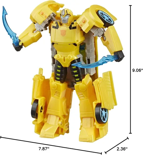 Vista 12 de Transformers Toys Cyberverse Ultra Class Bumblebee Figura de acción, combina con armadura Energon para encenderse, para niños de 6 años en adelante