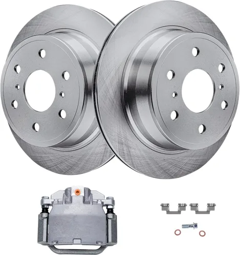 Vista 15 de Detroit Axle - Kit de freno delantero para Mazda 3 2004-2013, Mazda 5 2006-2015, 2010-2013 3 Sport, 2011 2012 Rotores de frenos y pastillas de freno