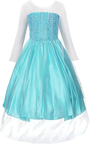 Vista 3 de JerrisApparel Princess Party Fancy Costume Cosplay Dress Up with Accessories