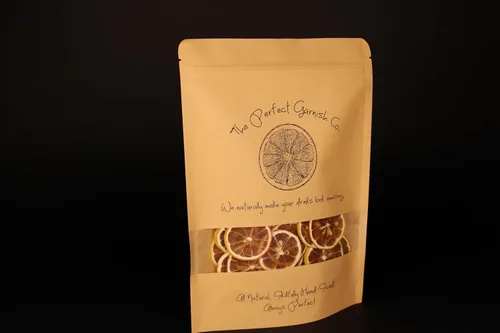 Vista 3 de The Perfect Garnish Co. Rebanadas de limón deshidratadas prémium - 40 rebanadas - Fruta natural