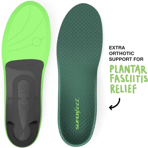 Vista 6 de Superfeet Plantillas casuales para aliviar el dolor (todos los días) – Insertos de zapatos con soporte de arco para fascitis plantar – grado