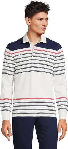 Vista 3 de Lands' End mens Long Sleeve Rugby Shirt
