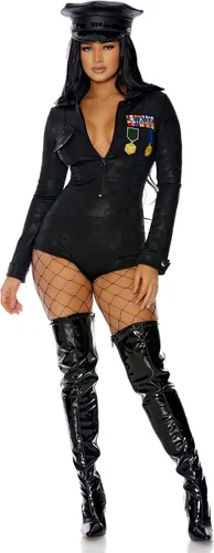 Vista 3 de Disfraz de soldado sexy de saludo