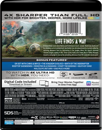 Vista 3 de Jurassic World Fallen Kingdom - 4K Ultra HD Digital 4K UHD