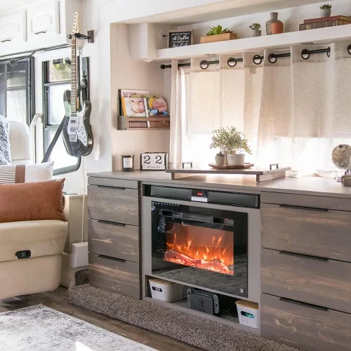 Vista 3 de Touchstone Sideline - Chimenea eléctrica empotrable