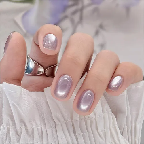 Vista 53 de GAOY Esmalte de uñas de gel Brown Cat Eye, 4629 azul ámbar, 0.5 fl oz Ámbar azul