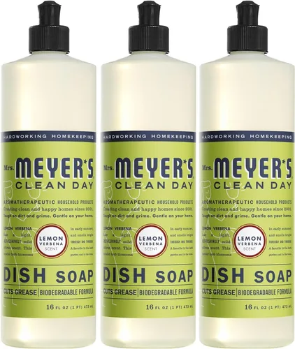 Vista 84 de Mrs. Meyer’s Clean Day - Detergente líquido para platos, aroma a lavanda, botella de 16 oz