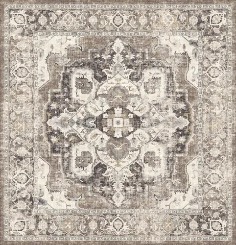 Vista 15 de YOUFORTONG Alfombra Lavable de 2 x 3 Pulgadas para Entrada: Alfombra Antideslizante Vintage para Interiores con Respaldo de Goma para Sala de Estar