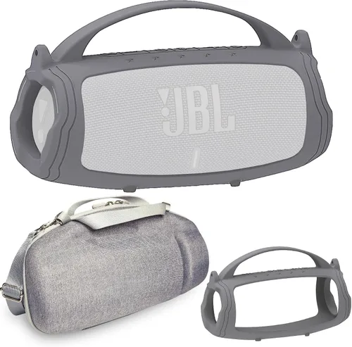 Vista 13 de JCHPINE Funda de silicona y funda rígida de viaje para JBL Charge 4 / Charge 5 Accesorios de altavoz Bluetooth portátil