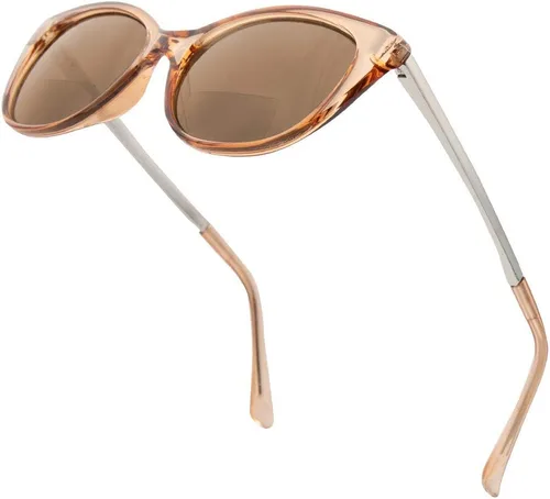 Vista 9 de VITENZI Gafas de sol con lectores para mujer, lentes de sol de lectura tintadas, Verona