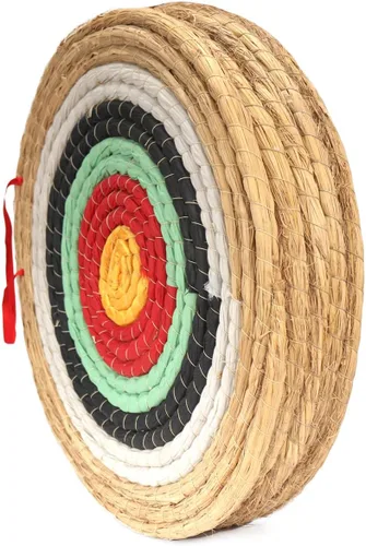 Vista 8 de Objetivo de Tiro con Arco - Objetivo de Tiro con Arco de Paja para el Patio Trasero para Arco Recuro, Compuesto o Largo - Objetivo de Flecha Verde 1
