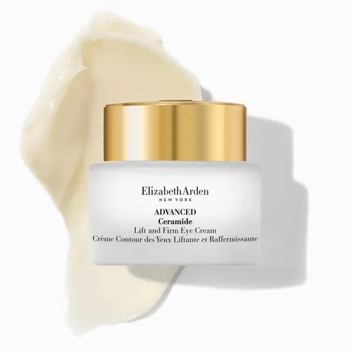 Vista 2 de Elizabeth Arden Advanced Ceramide Lift and Firm Eye Cream, fórmula hidratante para reducir arrugas debajo de los ojos, hinchazón y patas de gallo