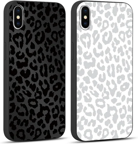 Vista 62 de Paquete de 2 fundas de teléfono con bonito estampado de guepardo para iPhone 7/8/SE 2020 / SE 2022 de 4.7 pulgadas, diseño de leopardo de lujo