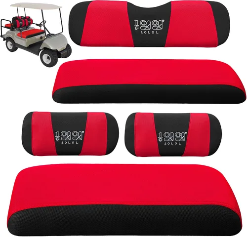 Vista 9 de 10L0L Fundas para Asientos Delanteros y Traseros de Carrito de Golf, Juego Completo para G2 G8 G9 G11 G14 G16 G19 G20 G21 G22 y Club Car DS