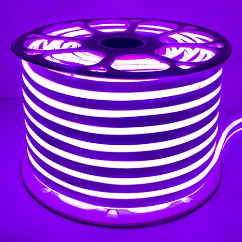 Vista 11 de Neon LED Strip Lights, Double-Side Lighting 3.3FT AC 110V-130V Super Bright Rope Light Sign String Waterproof for Outdoor Commercial Lighting