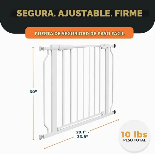 Vista 3 de BalanceFromPuerta de seguridad de Fácil caminata para puertas y escaleras con características de cierre automático / de espera, tamaños múltiples