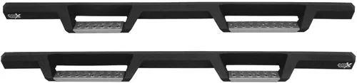 Vista 2 de Westin 56-113352 HDX - Barras de paso de acero inoxidable para F-250 F-350 F-450 F-550 Super Duty Crew Cab 1999-2016, par negro texturizado