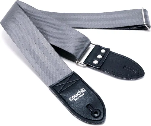 Vista 9 de Couch LA CORREA DE GUITARRA ORIGINAL DE CINTURÓN DE SEGURIDAD RECICLADO Fabricada en EE.UU. Correas de Guitarra (Todo Blanco)