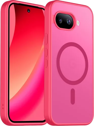 Vista 45 de SPIDERCASE Funda magnética para Google Pixel 9A, protección contra caídas de grado militar, delgada, translúcida, mate, a prueba de golpes