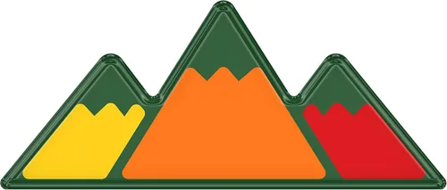 Vista 52 de Insignia tricolor - Compatible con Toy Taco, Tun y 4Run Negro con escala de grises TRI