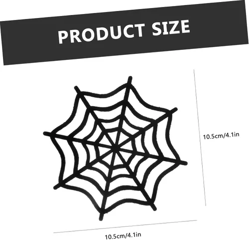 Vista 3 de UPKOCH 6 posavasos resistentes al calor, tapetes decorativos de fieltro para Halloween