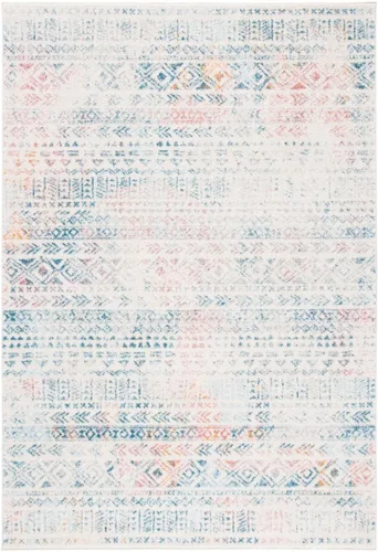 Vista 4 de SAFAVIEH Tulum Collection - Alfombra decorativa de 2 x 5 pies, diseño marroquí bohemio envejecido, no desprende pelusa y de fácil cuidado, ideal