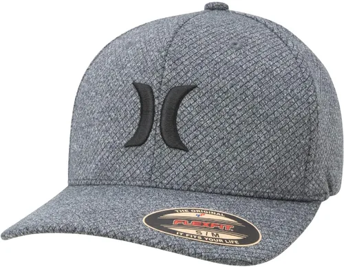 Vista 15 de Hurley Gorras para hombre - One & Only Flexfit Textures Cap - Sombreros ajustados para hombre, S-XL