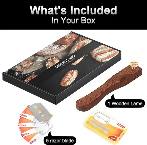 Vista 6 de Cuchilla Magnética para Pan, Herramienta de Marcado de Pan, Herramienta de Marcado de Masa Madre, Suministros para Hornear Pan de Masa Madre