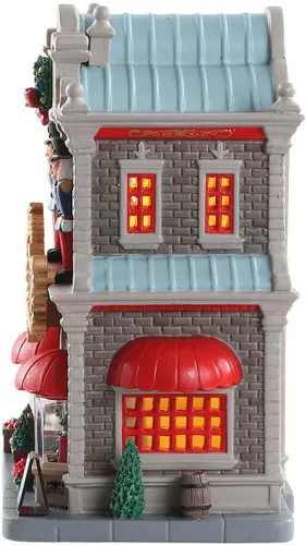 Vista 2 de LEMAX 85344 Colección Caddington Boutique Navideña de Nora Edificio Iluminado, 8.39 pulgadas x 7.17 pulgadas x 4.80 pulgadas